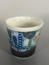 #01 Midnight Garden Porcelain Beaker Cup