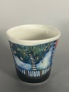 #01 Midnight Garden Porcelain Beaker Cup