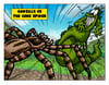 Godzilla VS the Cane Spider 11x14" print