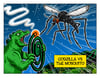 Godzilla Vs the Mosquito 11x14" print