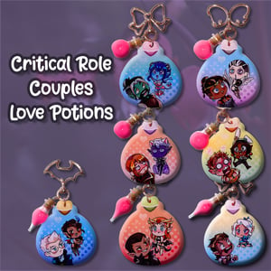 Critical Role - Love Potion Keychain