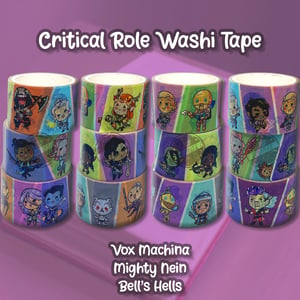 Critical Role - Washi Tape