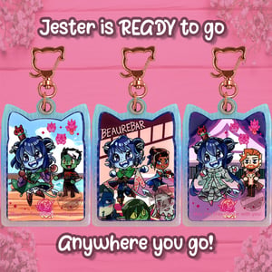 Critical Role - Jester Outfit Changing Keychain