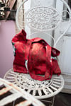 Tote Bag, Red / Roses