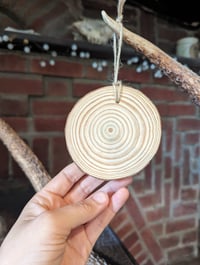 Image 4 of John Barleycorn miniature painting on woodslice