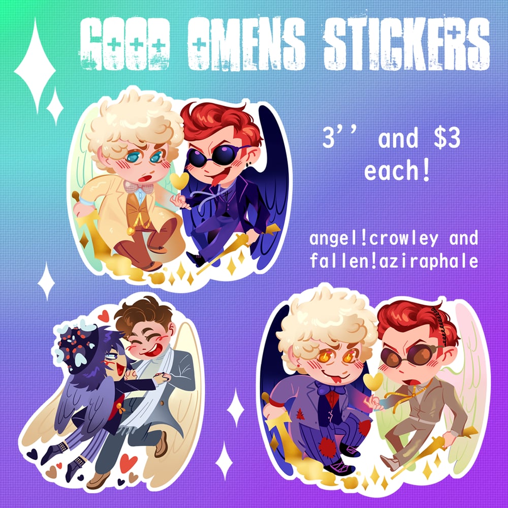 Image of Good Omens Stickers