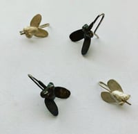 Silver Diptera Earrings 
