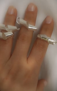 Image 3 of Anillo Colección SPIRAL (plata de ley)