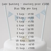 Image 4 of Wooden Cake Bunting