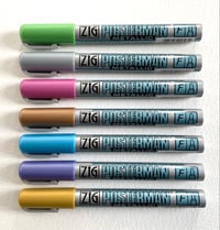 Image 2 of ZiG Posterman metallic Markers