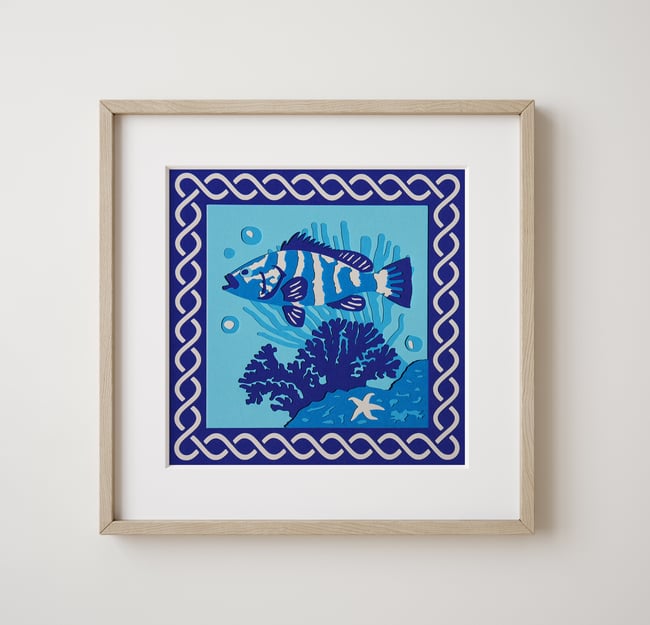 Le mérou - pièce unique