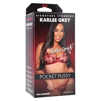 Image 1 of Signature Strokers Karlee Grey Pocket Pussy-Vanilla