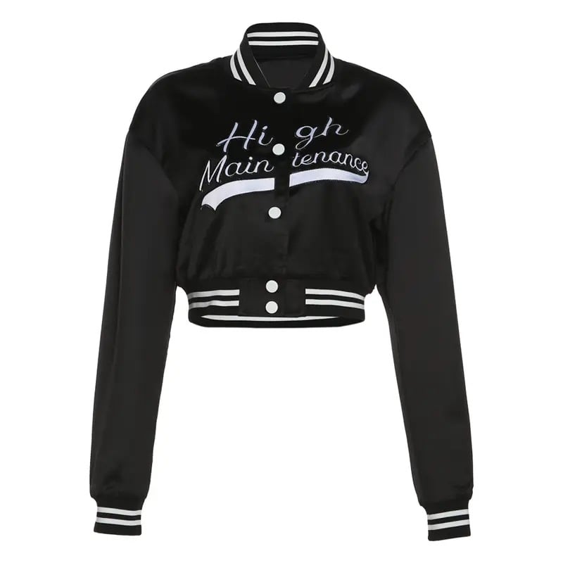 Image of High Maintenance Varsity Jacket 