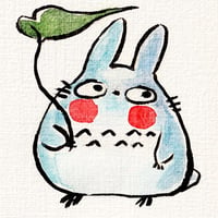 Lil' Totoro - Mini Print