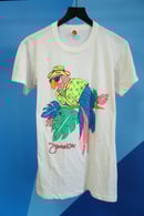 Image 1 of (S) Jamaica Single Stitch Parrot Tourist T-Shirt