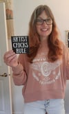 Artist Chicks Rule. Vinyl decal