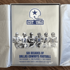 Six Decades of Dallas Cowboys Football Book with Bonus