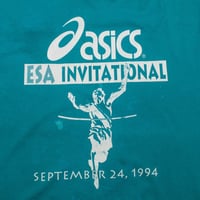 Image 2 of Vintage 90s ASICS Single Stitch Tee - Green