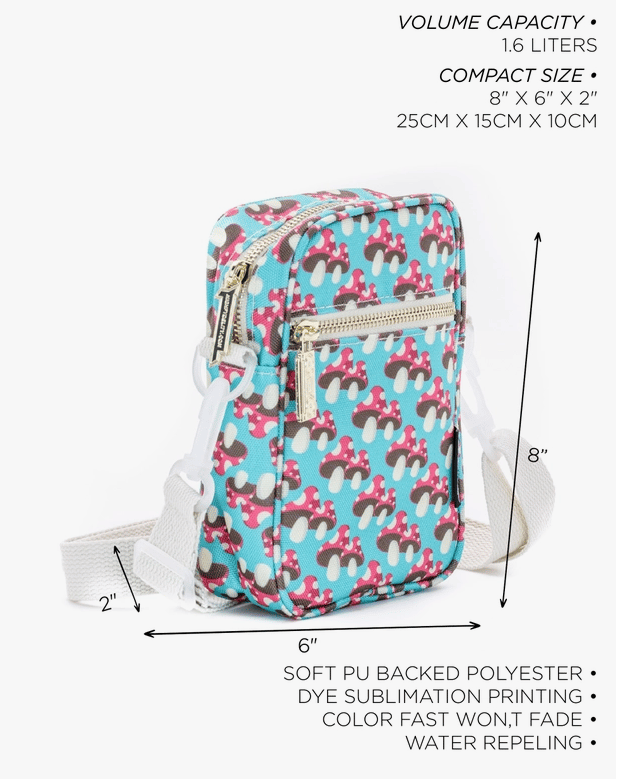 Image of Crossbody Mini Brick Bag in Mushroom 