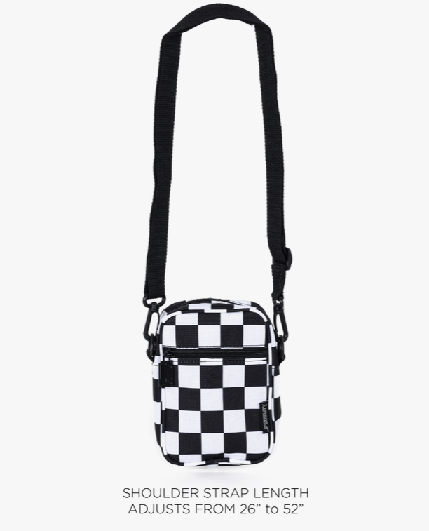 Image of Crossbody Mini Brick Bag in Checker