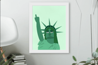 Image 1 of 'LADY LIBERTY IS FED UP'