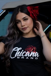 Image 2 of Rose  Black  Girl Tee