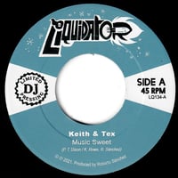 Image 1 of KEITH & TEX - Music Sweet 7"