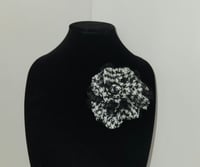 Image 1 of Houndstooth Flower Corsage/Hair Accessory 