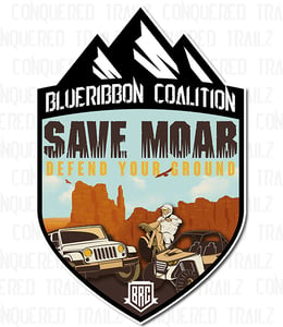 Image of Limited Edition BRC "Save Moab II" Support Badge