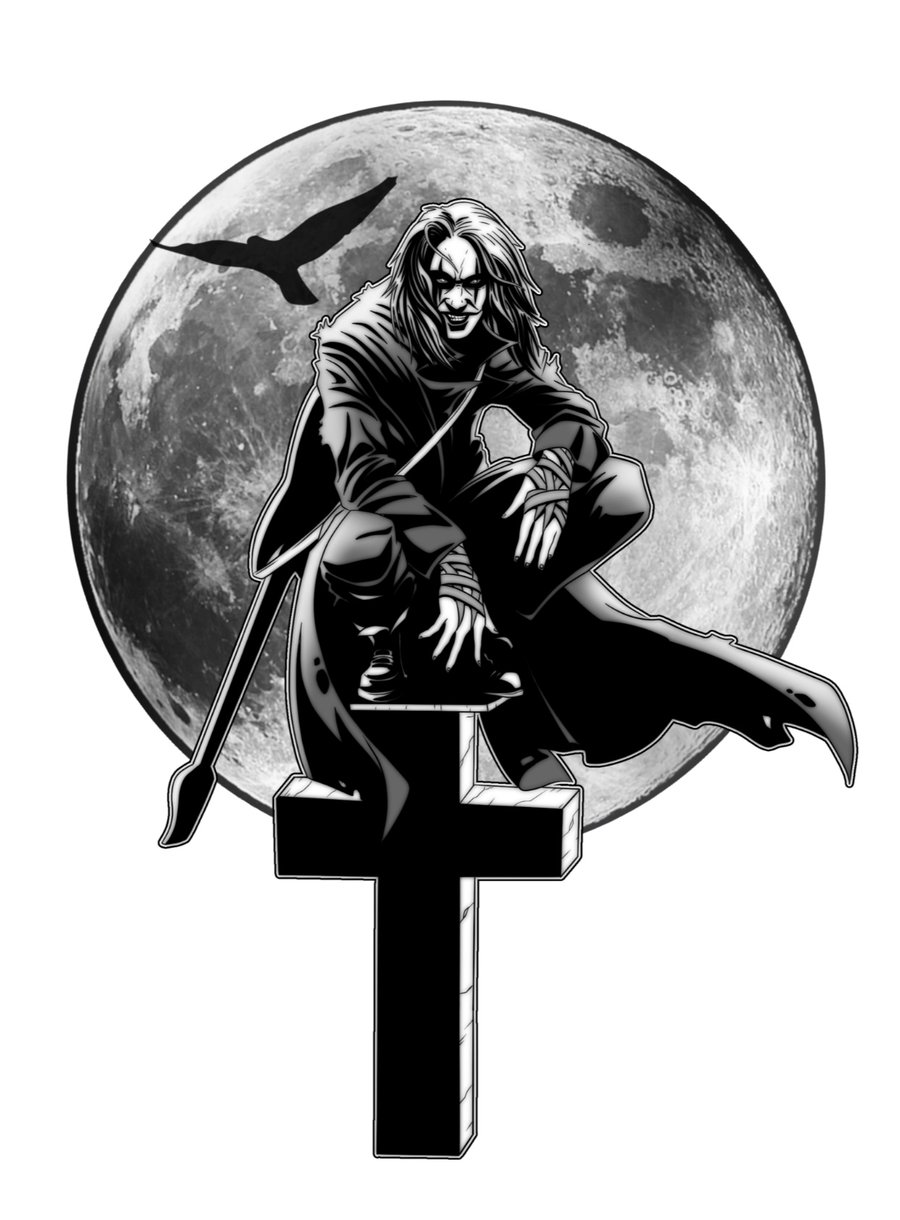 Image of Eric Draven (Sticker) by Jordan Noir