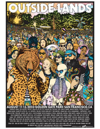 Image 3 of OUTSIDE LANDS- 2023- Golden Gate Park, SF- Artwork by Caitlin Mattisson