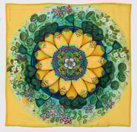 Yellow Lotus Scarf for Spiritual restoration