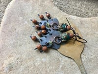 Image 4 of Primitive copper earrings n22 