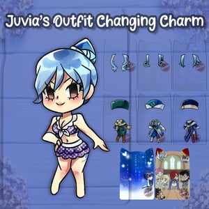 Fairy Tail Juvia - Outfit Changing Keychain