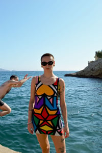 Image 1 of Moschino multicolor dress