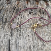 Image 3 of Rose Quartz Short Necklace