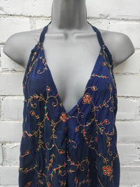 Image 2 of Wanderlust Jewelled HAREEM jumpsuit -navy