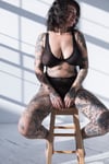 Demeanor Bralette in Sheer Recycled Mesh (Custom Color Options)