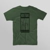 WAX TRAX! - T-Shirt / Classic Wire Logo (Military Green)