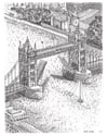 Tower Bridge, London 2023 Limited Edition of 200 Typewriter Art Print