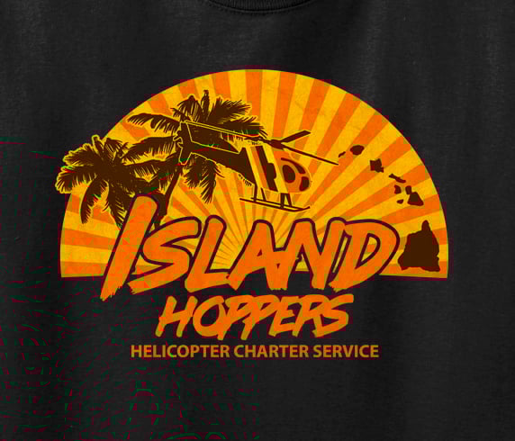 Image of Island Hoppers Magnum Inspired T Shirt