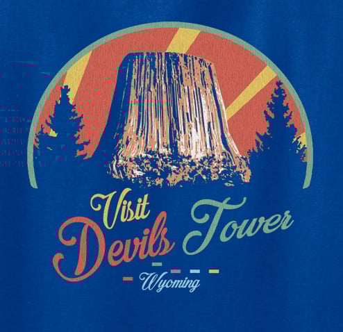 Image of The Devil's Tower Close Encounters of the Third Kind Inspired T Shirt