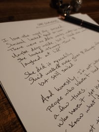 Image 1 of Handwritten Poem/Prose