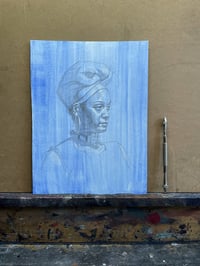 Image 2 of BLUE PORTRAIT (ORIGINAL ART)