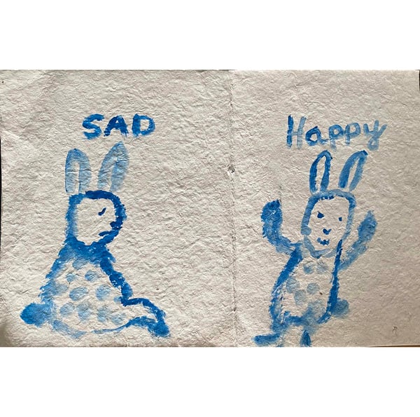 Image of Pop Up Item: Happy Sad Bunny