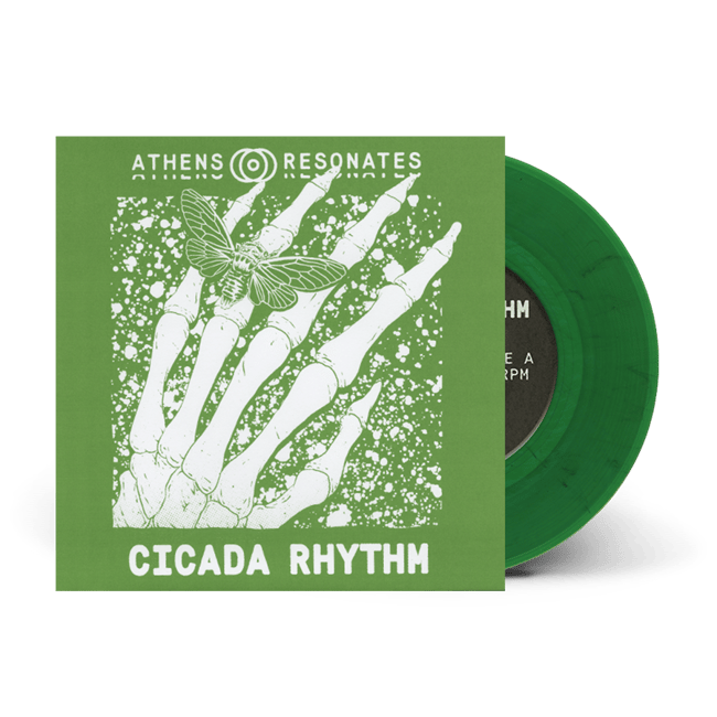 Athens Resonates #5: SIGNED Cicada Rhythm 7" Record
