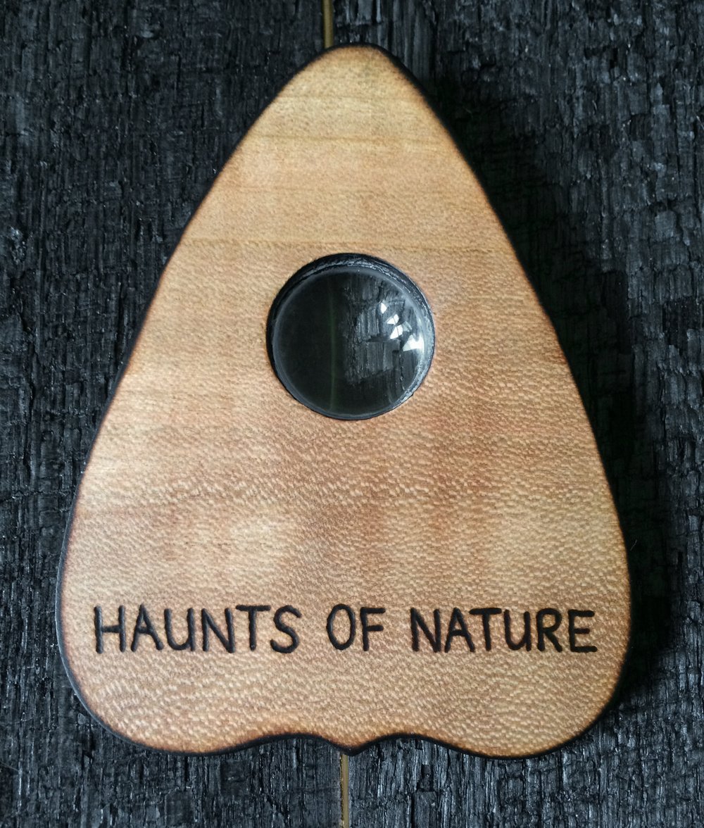 Wood Burned Ouija Planchette: Gay the Pray Away