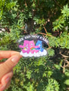 We Do Not Care | Care Bears | Transparent Sticker