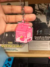 Strawberry Milk | Epoxy Resin | Keychain