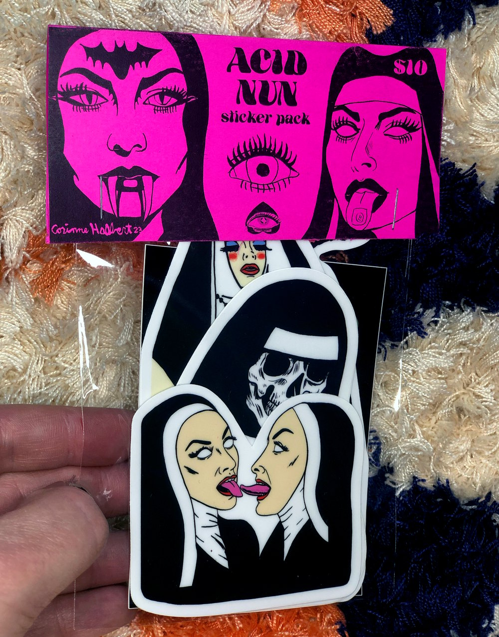 Acid Nun Sticker Pack 2